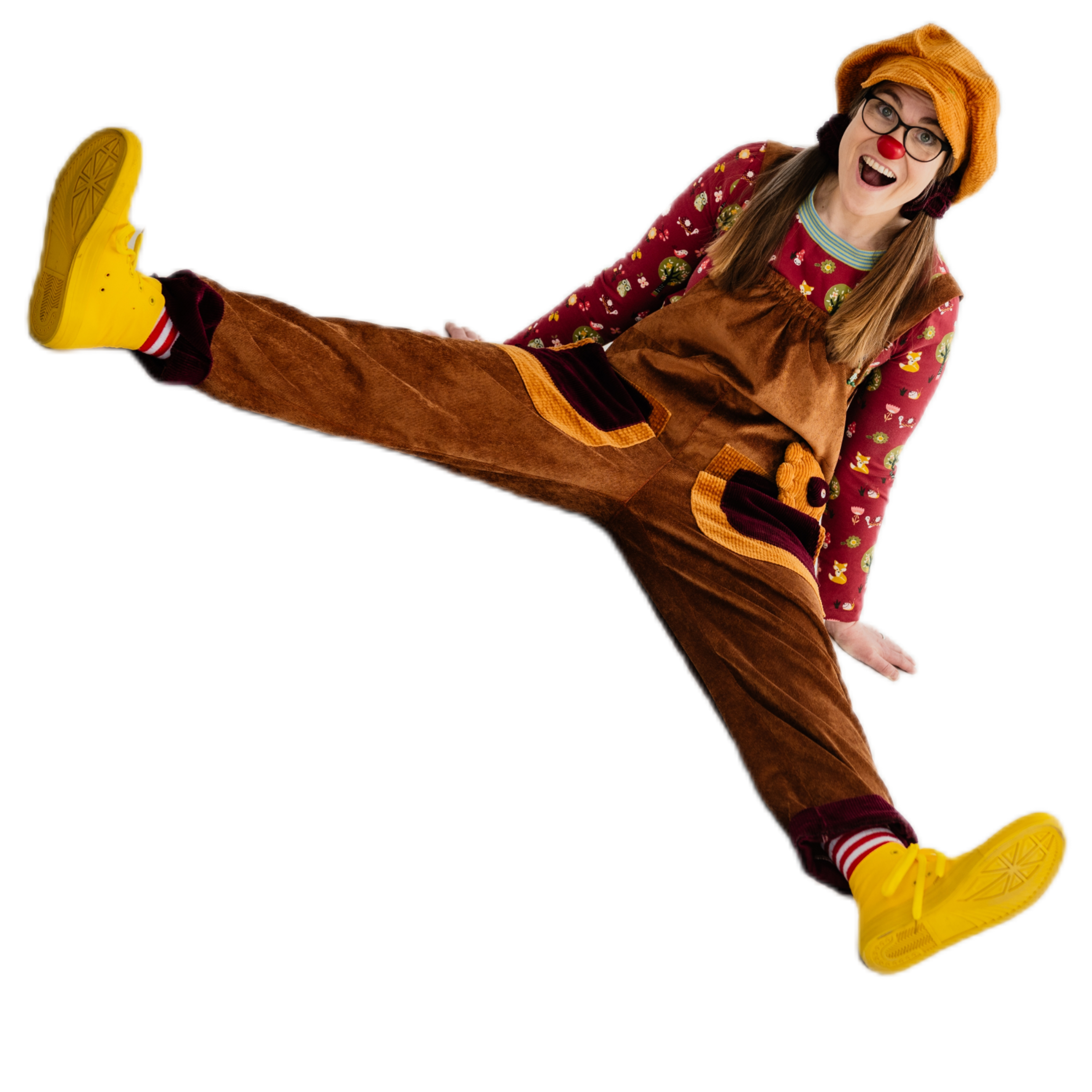 Schulclownin Maroni Foto: Annette Widler