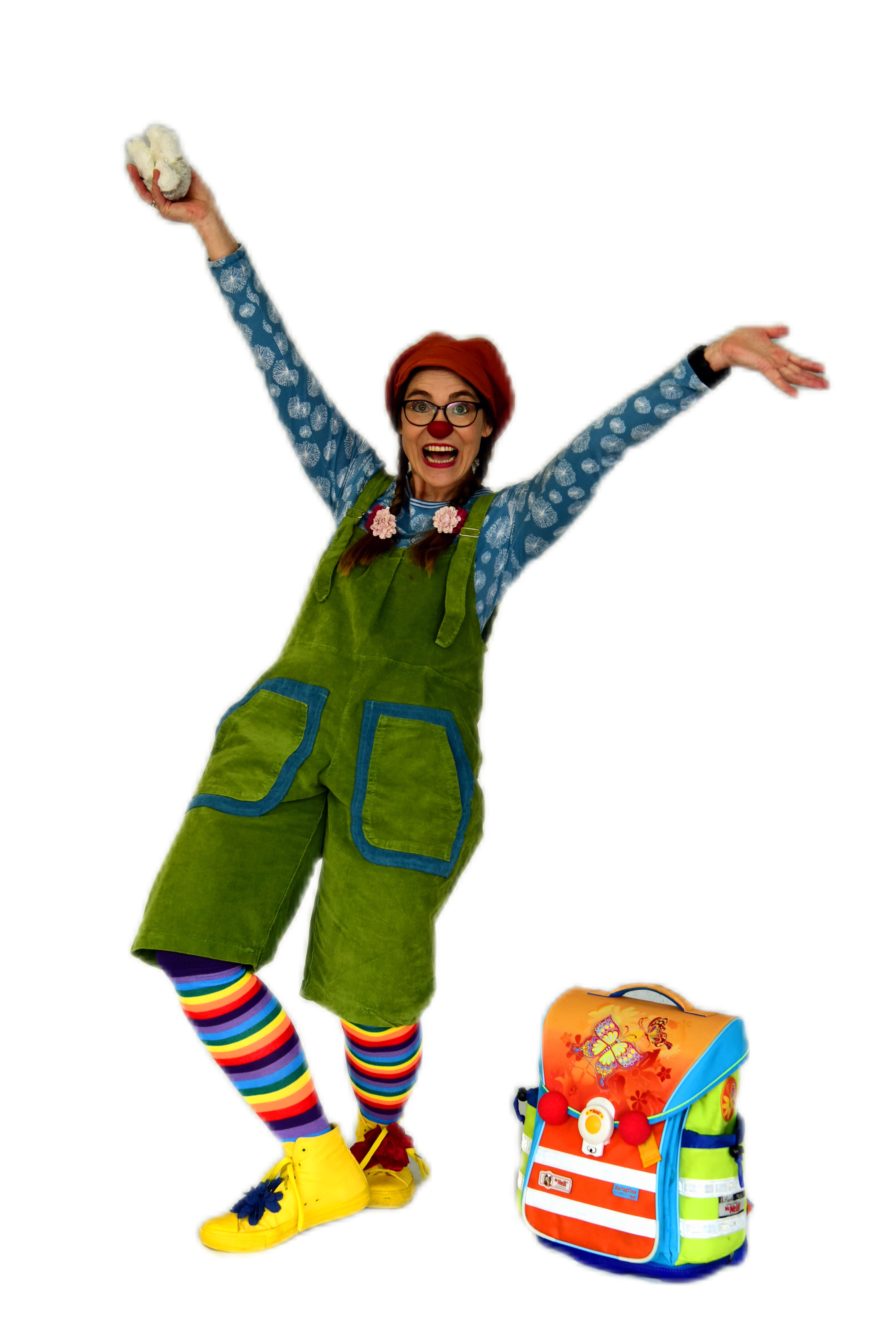 Schulclownin Maroni Foto: Patrick Diener